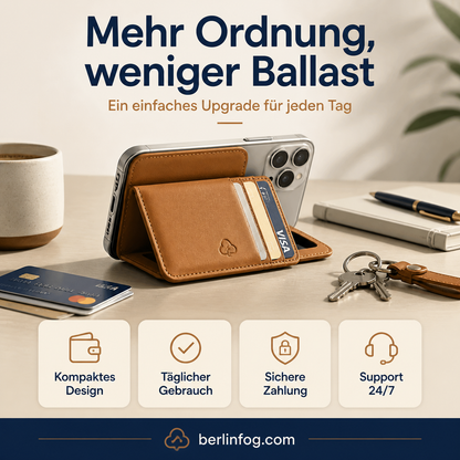 Magnetischer Telefonständer, Brieftasche, Kartenhalter