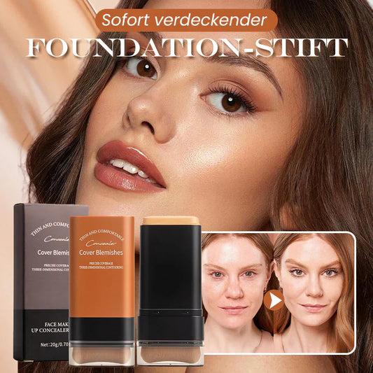 💥Verkaufsschlager 50% RABATT🥰Feuchtigkeitsspendender leichter Foundation-Stick mit Pinsel