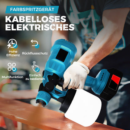 🔥🔥 59 % Rabatt + Gratisversand! 💥 🎨 Kabelloses elektrisches Farbspritzgerät – Schnell, sauber und effizient