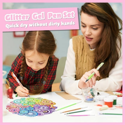 ✨ Glitzer-Gelstifte-Set – 8 / 12 / 18 Farben