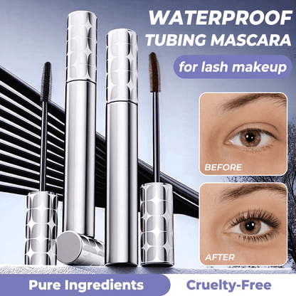 ✨ Wasserfeste Tube-Wimperntusche ✨ Langanhaltende Mascara für natürliche, voluminöse Wimpern ohne Verklumpen