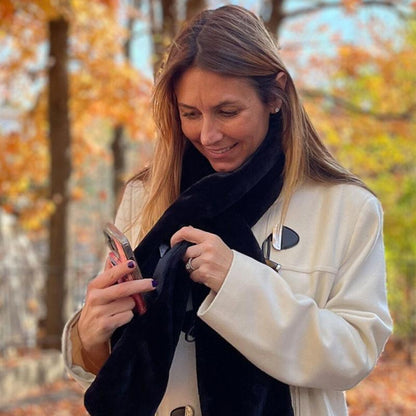 🧣 Schal ohne Verschluss mit Reißverschlusstasche von Sprigs