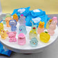 Blind Bag Leuchtende Mini-Tierfiguren aus Harz - 10PCS/Set