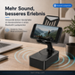 Geschenkauswahl – 3 in 1 – Kabelloser Bluetooth-Lautsprecher, Ladestation, Handyhalterung