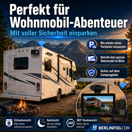 🔥🎁Neuer 50% Rabatt🔥 Kabelloses Rückfahrkamerasystem in 1080p HD