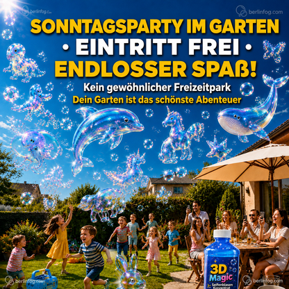 Magic Bubble-Konzentrat🫧 Zaubere fantastische, bunte Seifenblasen und hab stundenlangen Spaß!