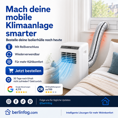 🔥Isolierhülle für Klimaanlagenschläuche: Ein Must-have für den Sommer zu Hause