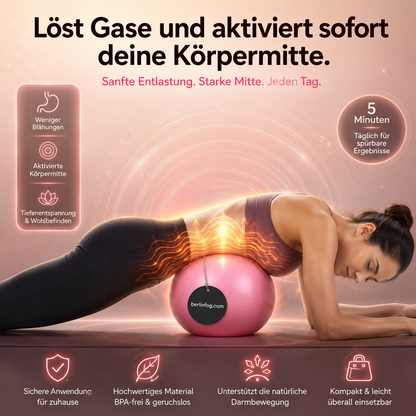 📢📢50 % Rabatt !!🧘‍♀️9-Zoll-Anti-Burst-Pilatesball mit Pumpe