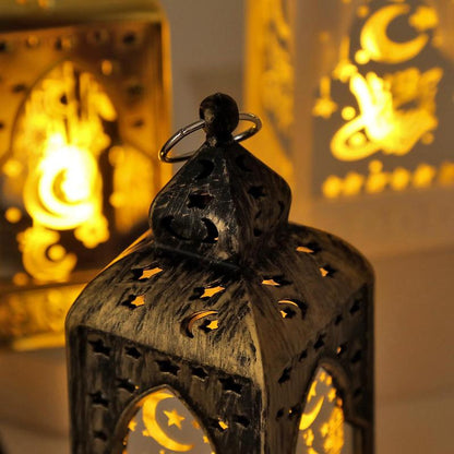 ✨Ramadan Mond- und Sternen-LED-Kerzenständer