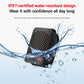 MONSTER M3 Tragbarer Bluetooth-Lautsprecher, TWS-Stereo-Sound, IPX7 wasserdicht, magnetischer Clip-Lautsprecher, 80 g ultraleichter, kabelloser Lautsprecher für Outdoor-Aktivitäten, Reisen, Camping und Arbeit – Angebote für 2026