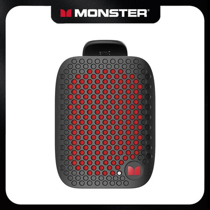 MONSTER M3 Tragbarer Bluetooth-Lautsprecher, TWS-Stereo-Sound, IPX7 wasserdicht, magnetischer Clip-Lautsprecher, 80 g ultraleichter, kabelloser Lautsprecher für Outdoor-Aktivitäten, Reisen, Camping und Arbeit – Angebote für 2026