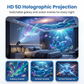 Intelligente Projektion der nächsten Generation HD Smart Dynamic 5D Holografischer Nachtlichtprojektor