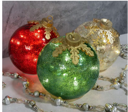 🔥Black-Friday-Mega-Angebot – 50 % Rabatt!🎅Glastischplatten-Weihnachtsschmuck【3 Stück】🔔🎁