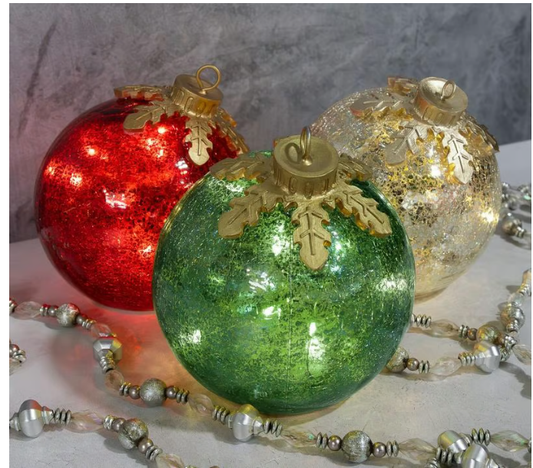 🔥Black-Friday-Mega-Angebot – 50 % Rabatt!🎅Glastischplatten-Weihnachtsschmuck【3 Stück】🔔🎁