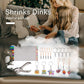 DIY Shrinky Dinks Schlüsselanhänger-Set,Kinderkunstaktivitäten und Partygeschenke