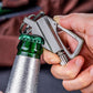 🔥 🔧 Multitool Schlüsselanhänger mit Flaschenöffner ✨ Edelstahl, Wiederverwendbar, Tragbar für Freizeit & Party 🍻