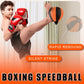 Hochwertiger Box-Speedball mit Ständer – höhenverstellbar für Jugendliche und Erwachsene – 360°-Rückprall für Stressabbau und Fitness – ideal für den Heimgebrauch in Schlafzimmern, Wohnzimmern und Gärten