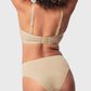 Sheer Mesh Unlined Underwire Strapless Balconette Bra