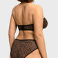 Sheer Mesh Unlined Underwire Strapless Balconette Bra