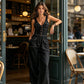 Locker sitzender Jumpsuit mit weiten Beinen und Taschen