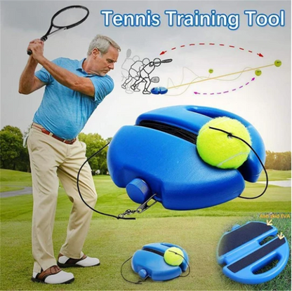 🎾 Tennis-Trainer mit Rückprallball – Praktisches Trainingsset für Garten, Park & Zuhause