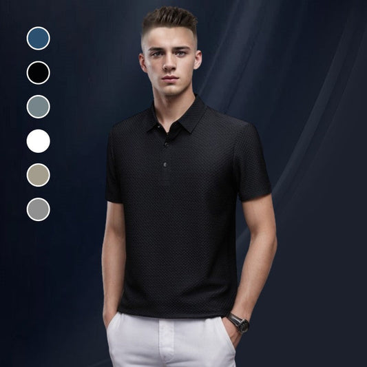 Sommerliches T-Shirt aus Eis-Seide für Herren