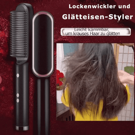 💖LETZTER TAG 49 % RABATT💖Negativ-Ionen-Haarglätter-Stylingkamm