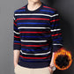 Warmer modischer Herren-Streifenpullover