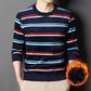 Warmer modischer Herren-Streifenpullover