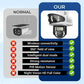 360° Triple-Lens WiFi Sicherheitskamera mit Nachtsicht