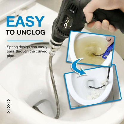 🚿 Abflussspirale für Bohrmaschine – 1 / 2 / 3 m