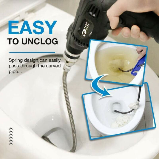 🚿 Abflussspirale für Bohrmaschine – 1 / 2 / 3 m