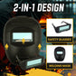 2025 Neues Upgrade🛡️✨Leichte, robuste 2-in-1-Schweißmaske und Schutzbrille