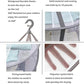 Cesto de ropa plegable de doble capa