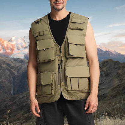 🔥Heute 50% Rabatt🔥Men's Multi-Pocket Breathable Hiking Ves