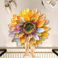 Stark wasserabsorbierende Badematte aus Kieselgur mit Blumenmuster