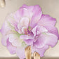 Stark wasserabsorbierende Badematte aus Kieselgur mit Blumenmuster