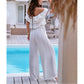 💥Schulterfreier Rüschen-Jumpsuit für Damen💥