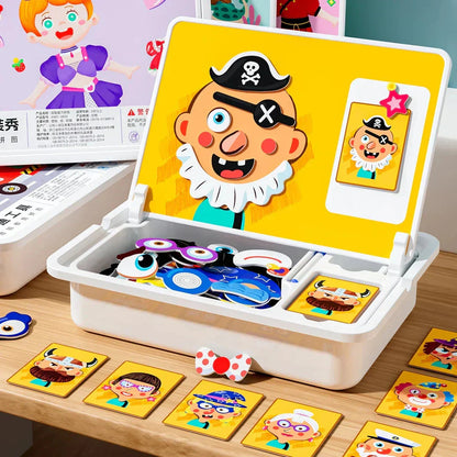 Magnetische Dress-Up-Puzzles für Kinder