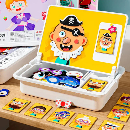 Magnetische Dress-Up-Puzzles für Kinder