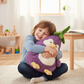 Niedliches, auberginefarbenes Pinguin-Ultraweiches Spielzeu