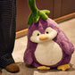Niedliches, auberginefarbenes Pinguin-Ultraweiches Spielzeu