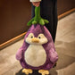 Niedliches, auberginefarbenes Pinguin-Ultraweiches Spielzeu