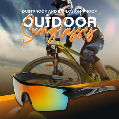 🎁 Sonderangebot 50 % Rabatt ⏳ Outdoor-Fahrradsonnenbrille mit UV-Schutz & Windschutz