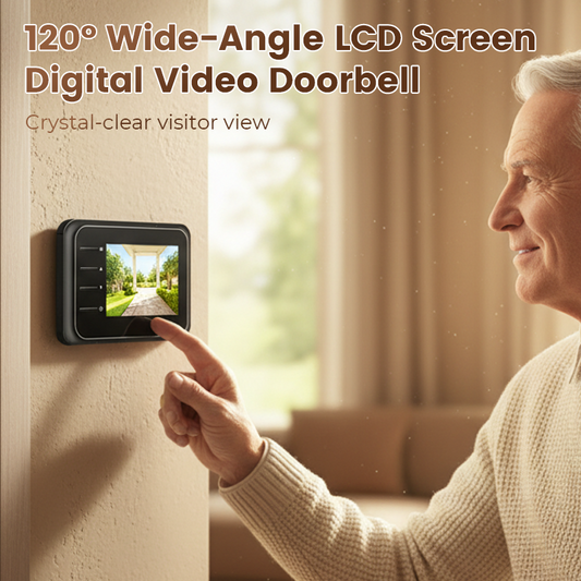 Digitale Video-Türklingel mit 120°-Weitwinkel-LCD-Bildschirm
