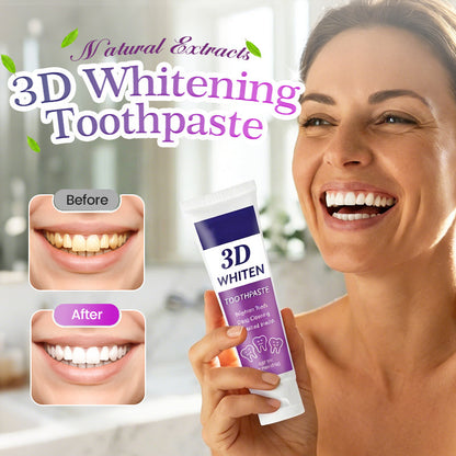 🥳HEISSER SALE 2026🥳💞50.000+ VERKAUFT!👵❤️ 50 % RABATT!  3D-Zahnpasta zur Zahnaufhellung mit natürlichen Extrakten
