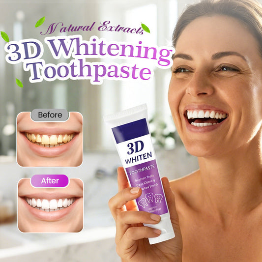 🥳HEISSER SALE 2026🥳💞50.000+ VERKAUFT!👵❤️ 50 % RABATT!  3D-Zahnpasta zur Zahnaufhellung mit natürlichen Extrakten