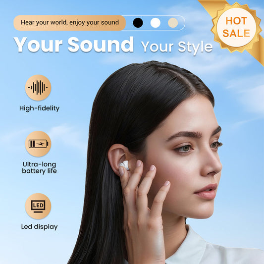 2-in-1 kabellose Ohrhörer mit zwei verschiedenen Designs