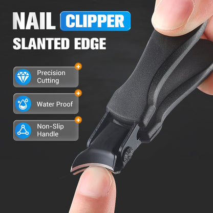 Spritzschutz-Nagelknipser mit schrägem, spitzem Mundstück