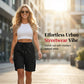 Damen-Cargoshorts mit hohem Bund